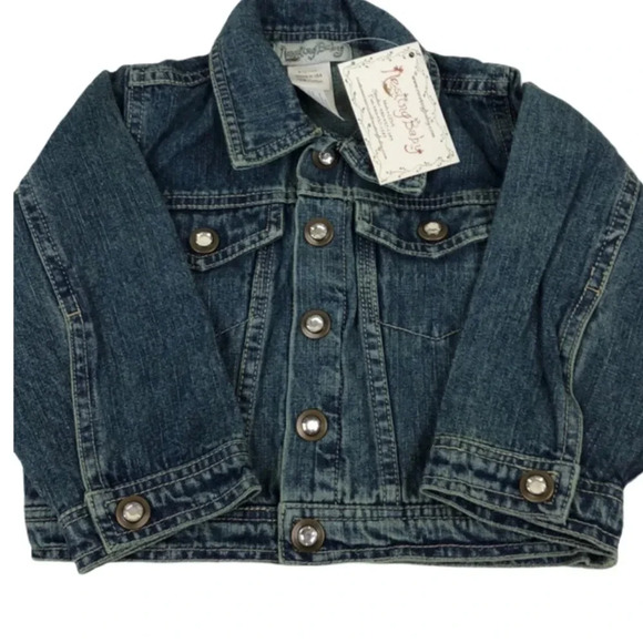 NESTING BABY NWT JACKET TOP COAT JEAN GIRLS BABY SZ 18-24 MTHS 18 24 - Picture 1 of 5